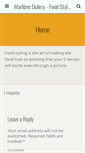 Mobile Screenshot of marlenefoodstyling.com